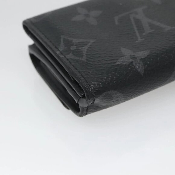 LOUIS VUITTON Monogram Eclipse Discovery Compact Wallet M67630 LV Auth 135759 - Picture 15 of 15